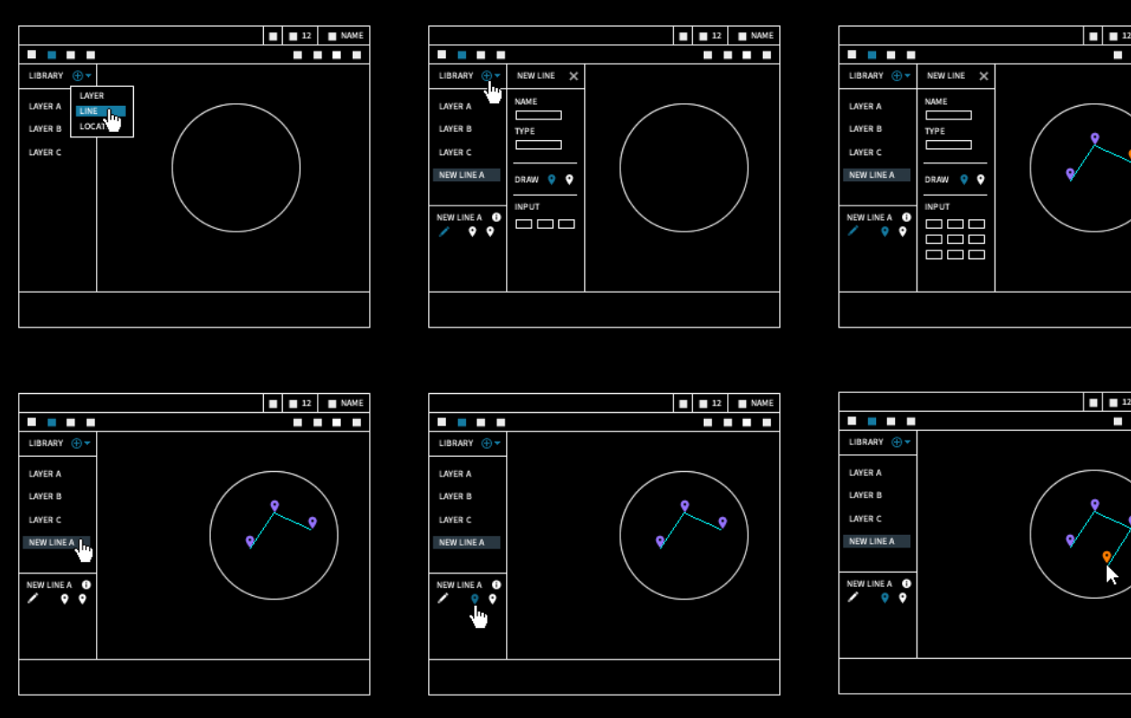 Geofence Early Wireframes